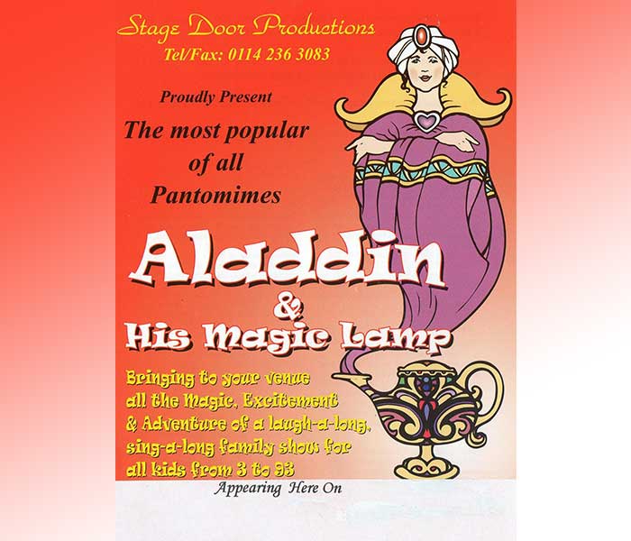 Aladdin Flyer aladin illustration