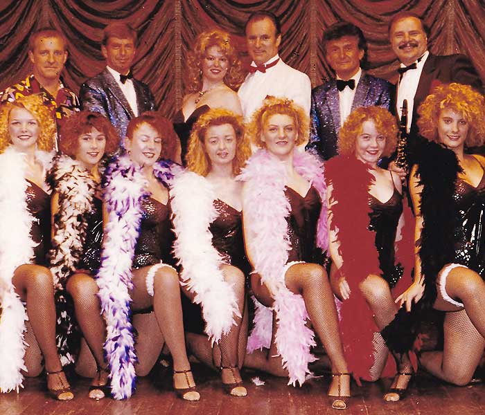Rotherham Variety Show the variety show team live on stage at rotherhams civic center headed by leading actor sean glenn
